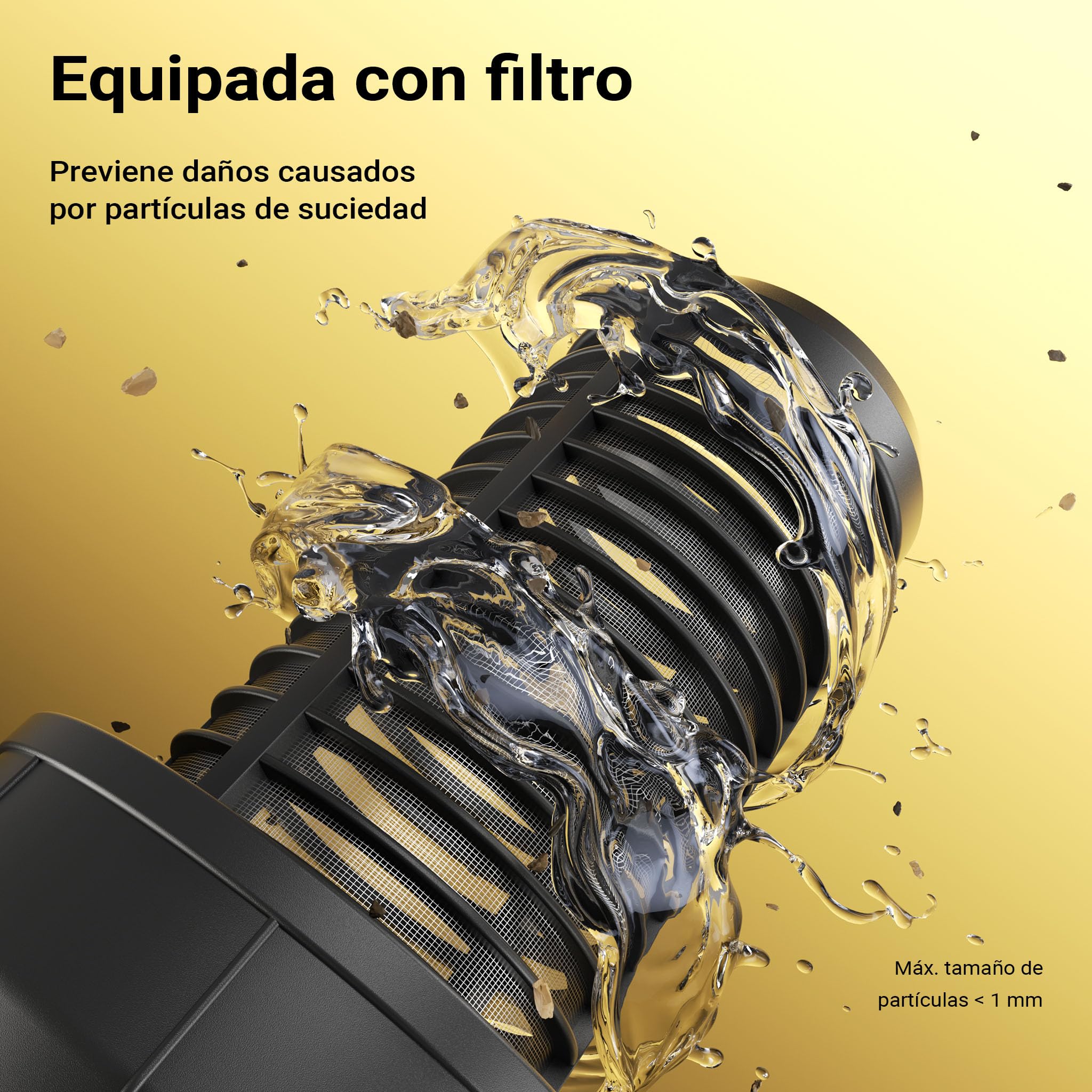 Wiltec Bomba de agua 1300 W con tanque de presión de 24 L y prefiltro, caudal 5000 l/, equipo de presión de agua para uso doméstico, carcasa de acero inoxidable, altura de elevación 50 m