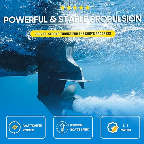 Miniatura 3 de 3-Blade 4-Blade Aluminum Outboard Boat Propeller - for Mercury and MerCruiser Engines