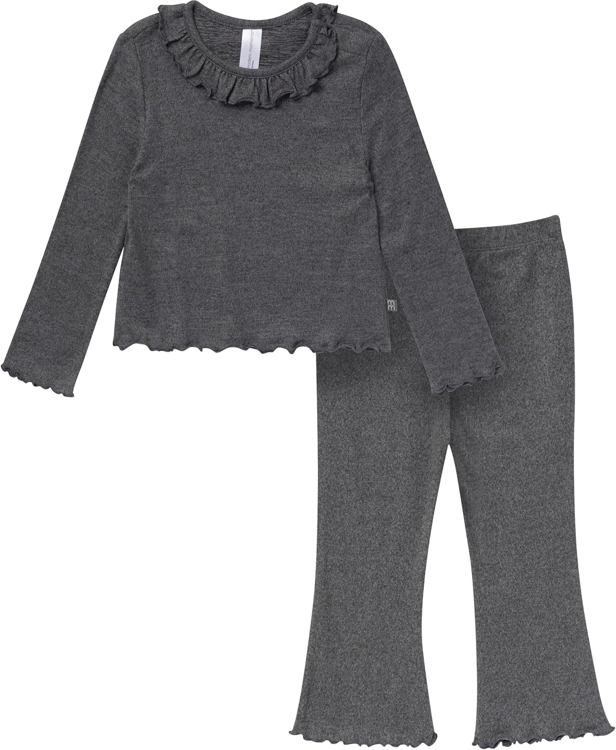 Modern Moments by Gerber baby-girls Ruffle Collar Top and Flare Pant Set