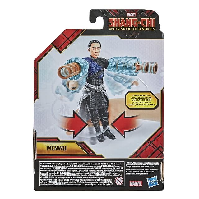 Foto 3 de 7 de Marvel Shang Chi, F0974 Leyenda de los Diez Anillos Wenwu Figura de acción de Juguete con función de Ataque…