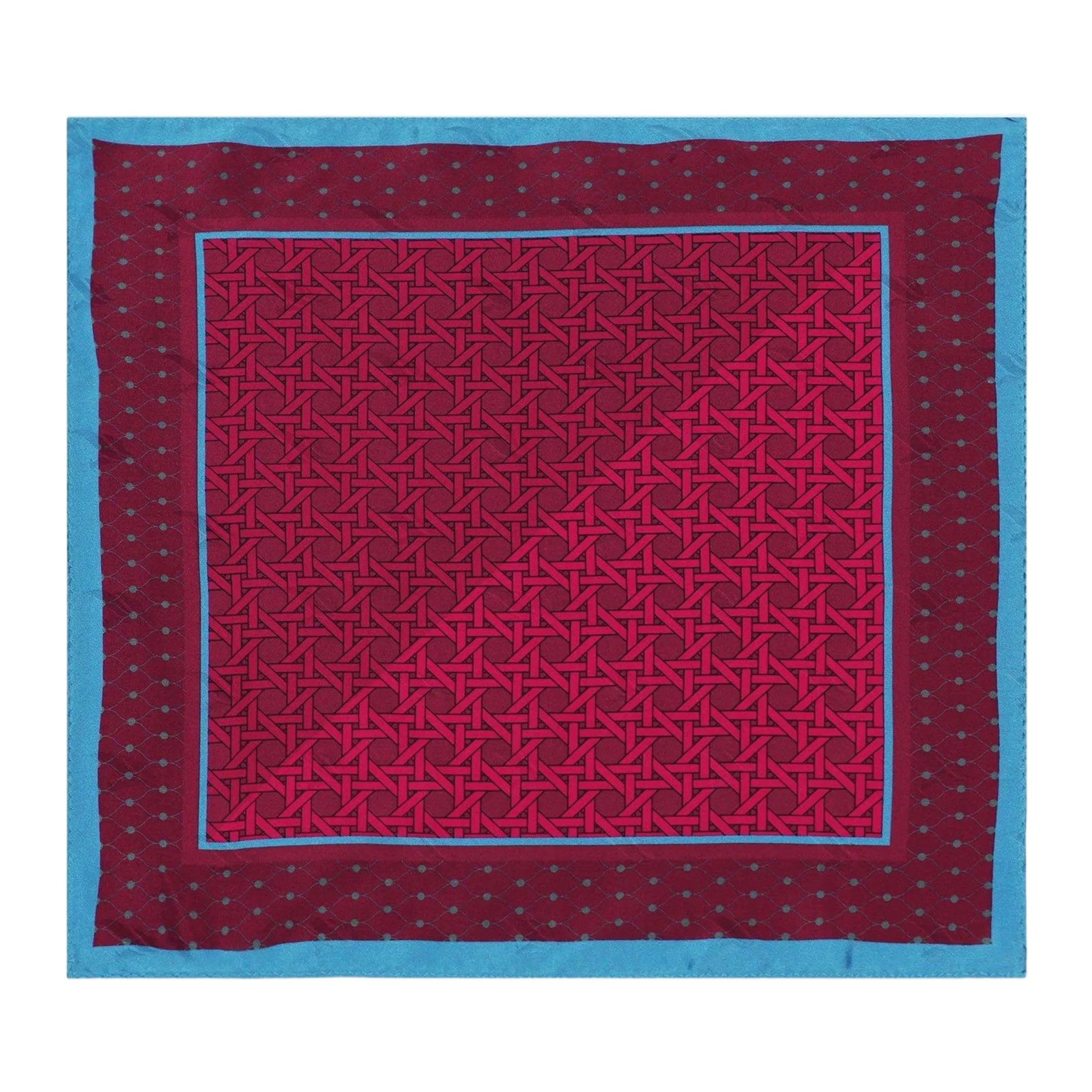 blackberrys Men Red Geometric Pocket Squares-picture-50
