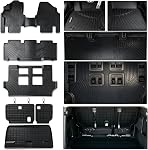 Floor Mats for 2025 2026 Nissan Kicks Accessories, Cargo Mat Custom TPE All Weather Protection Full Coverage Trunk Liner & Floor Liner for Kicks car mat Accessories-Black