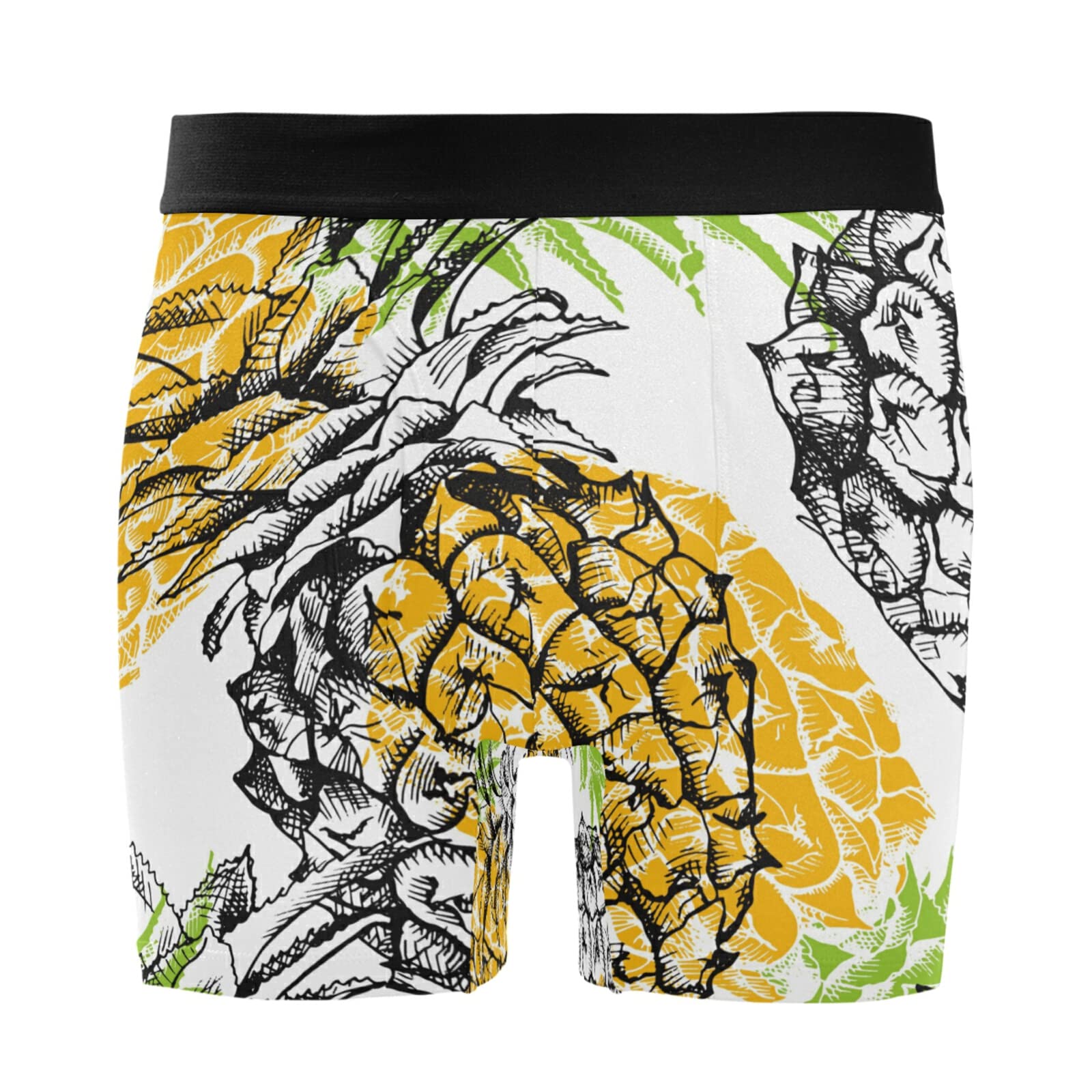Bóxer para hombre de piñas Vnurnrn en pack de 2 calzoncillos de ropa interior elástica 7