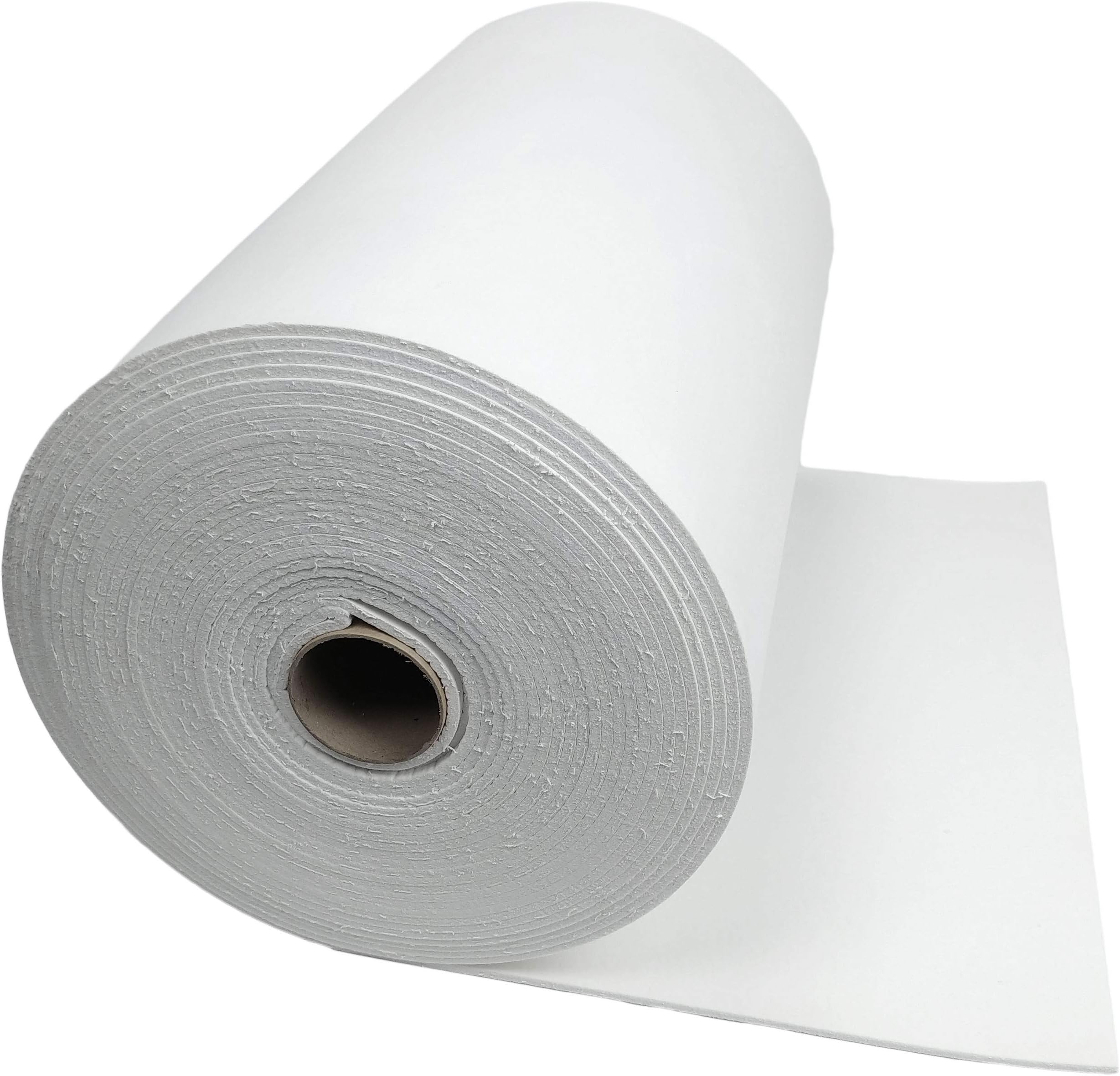 1/4" Thick Superwool Plus Paper, Morgan Thermal, 2000F Rated, 24" Wide x 62.5 Ft. Long, Ceramic Fiber Paper Alternative, PSWK2