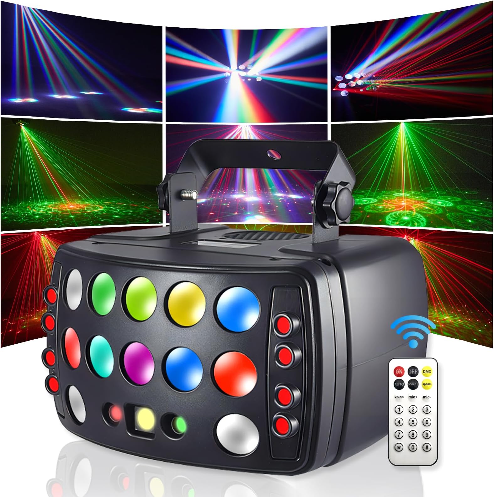 36 X 10W Lyre LED RGBW Dmx512 Beam Wash Zoom Effet De Lumière (23-72 Degrés) Jeux De Lumiere Soiree DJ Light Pour Noël Mariage Disco Party Bar Dance-2PCS