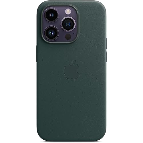 Apple iPhone 14 Pro Leather Case with MagSafe - Forest Green