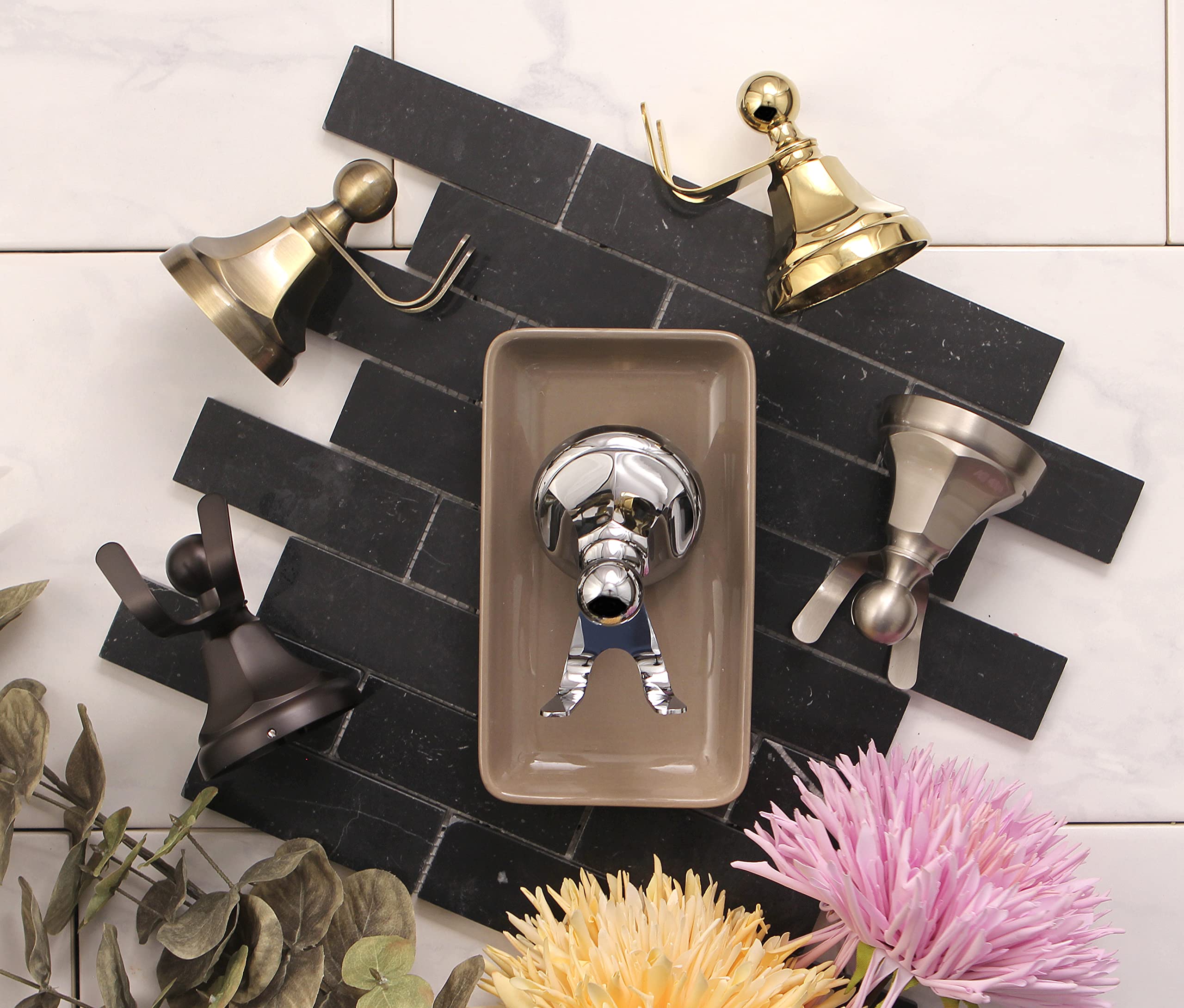Grohe 40823EN1 Essentials Accessories Set Master 4-in-1, Brushed Nickel Infinity Finish