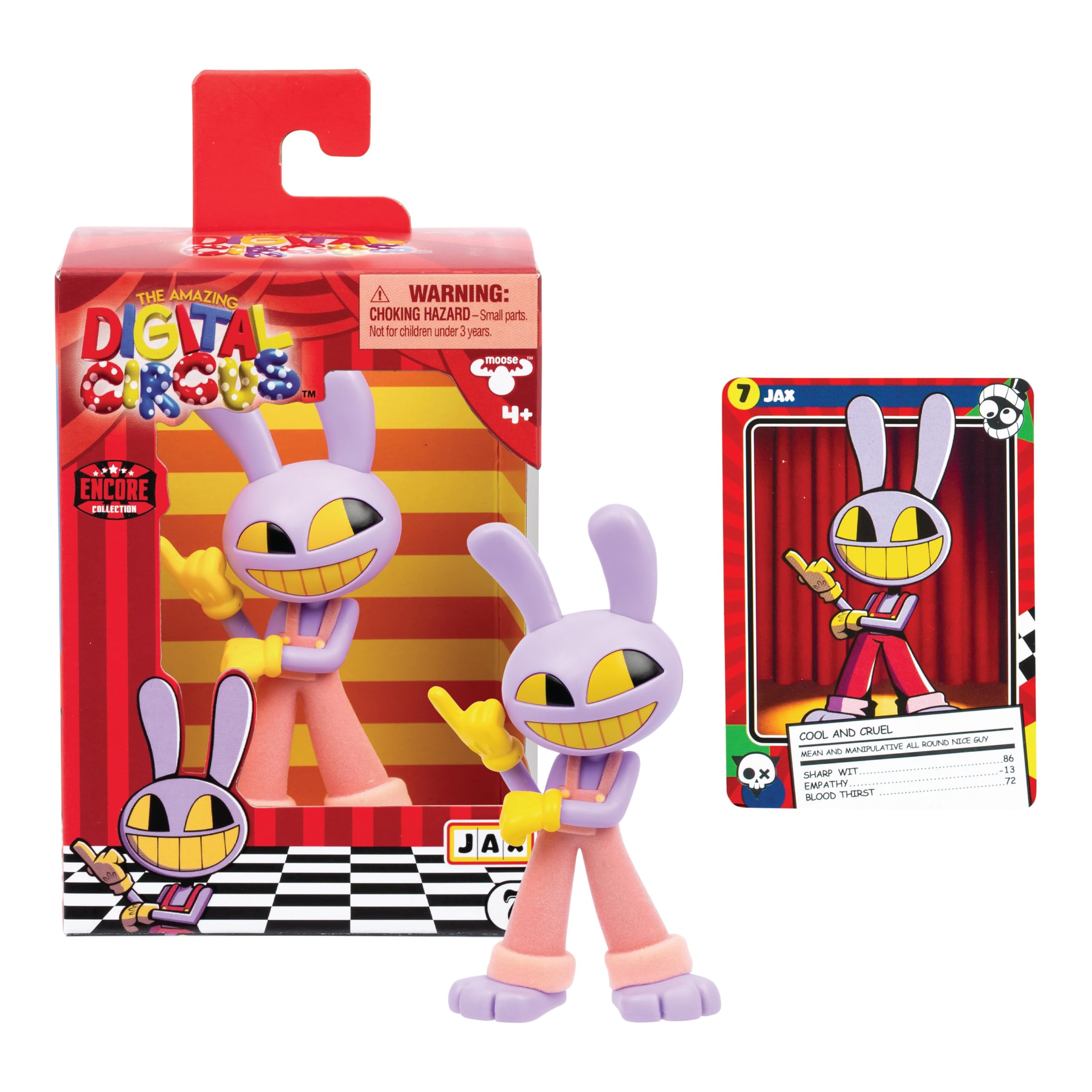The Amazing Digital Circus フィギュアJax Amazing Digital Circus Officially Licensed Jax Vinyl Figure