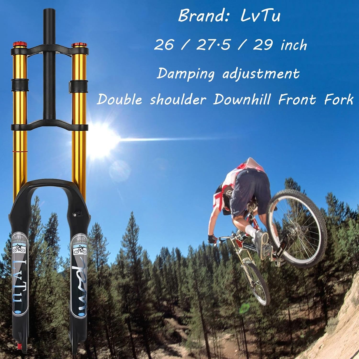 Buy LvTu Downhill Fork 26 27.5 29 Inch 