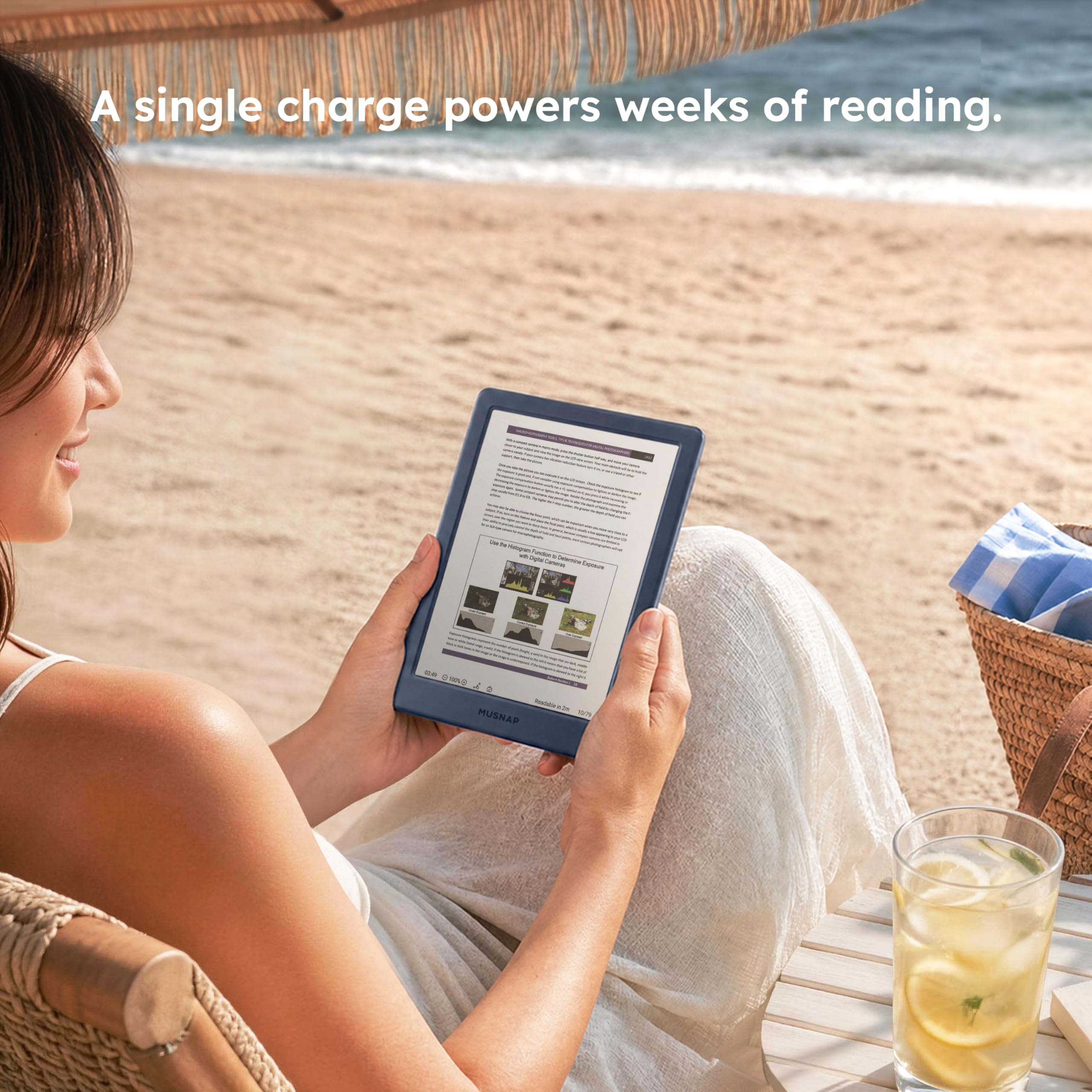 Neo 2C - Lettore eBook a colori da 64 GB+4 GB, supporta app di terze parti, eReader ePaper con inchiostro elettronico da 6 pollici, con display a colori, lunga durata della batteria per la