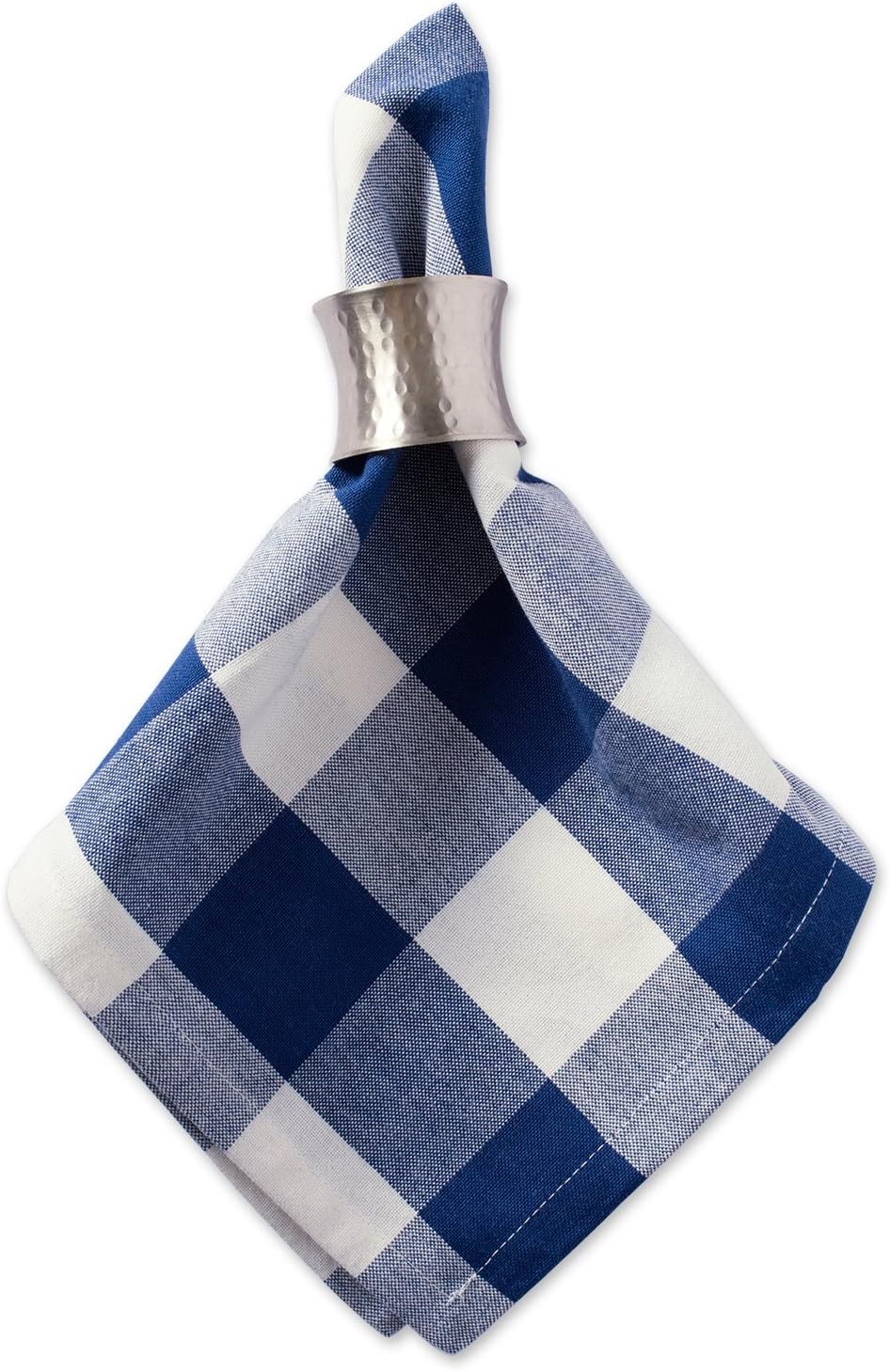 Buy 1 get 1 🔥 DII Buffalo Check Collection, Classic Farmhouse Tabletop Set, Napkin Set, 20x20, Navy & Cream, 6 Piece