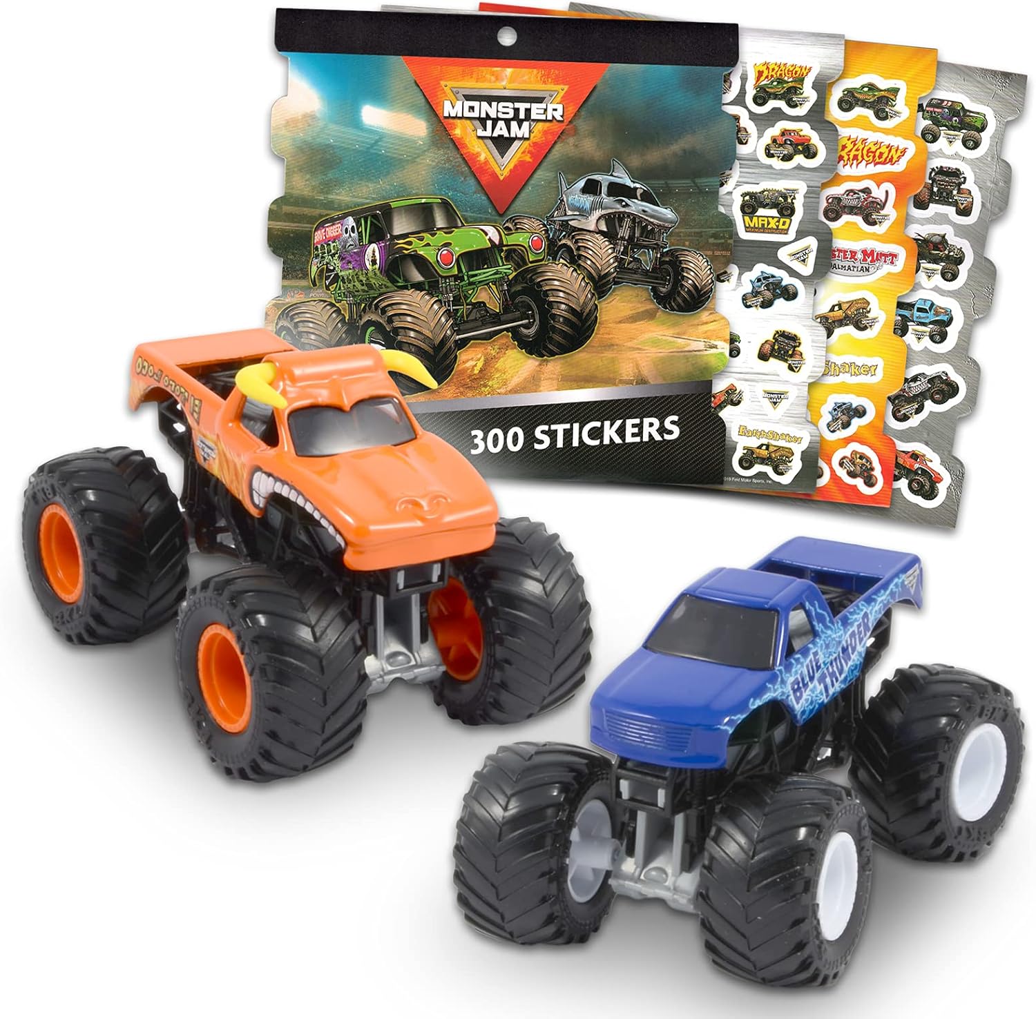 Monster Jams Truck Bundle Monster Jam Toy Set 2 Pack