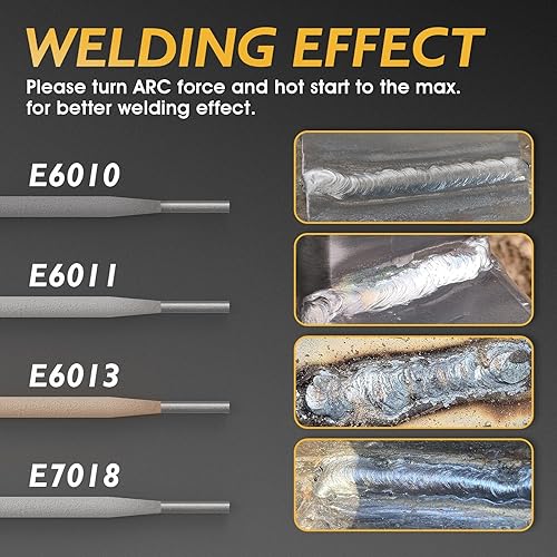 Miniatura 10 de TOOLIOM 135A 110V Stick Soldador MMA arco soldador máquina DC inversor soldador con pantalla digital portátil máquina de soldadura
