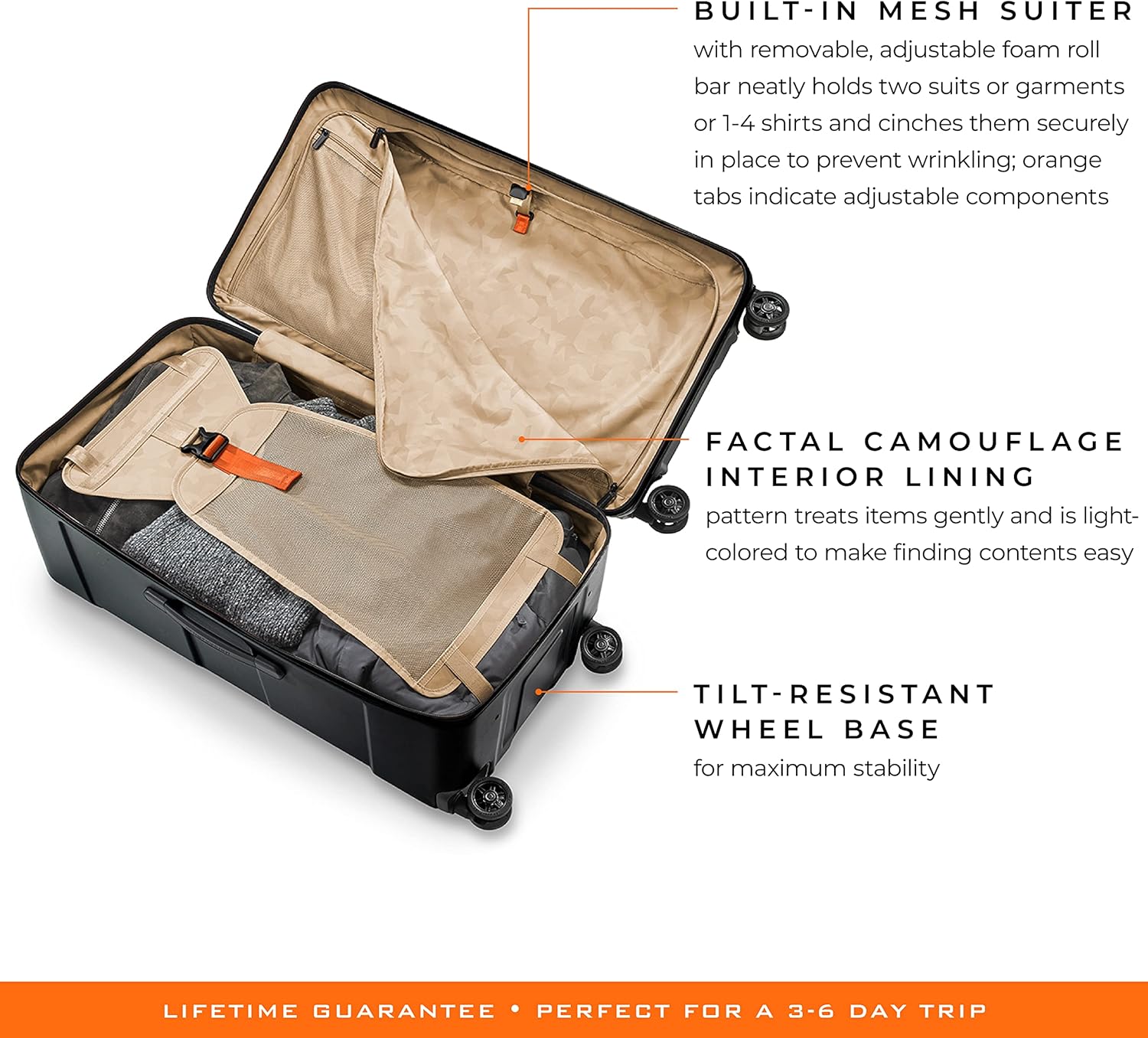 review Briggs & Riley Torq Hardside Luggage, Stealth, Checked-X-Large 32-Inch