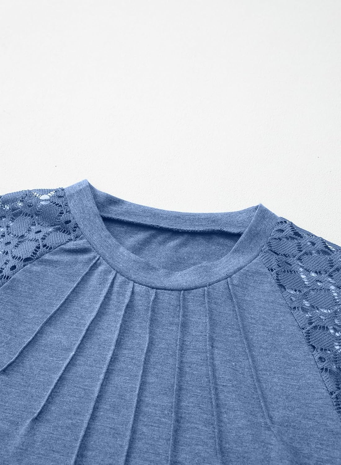 blibean Teen Girls Semi Formal Bloues Kids Lace Long Sleeve Shirts Size 6-15 Years - Image 8