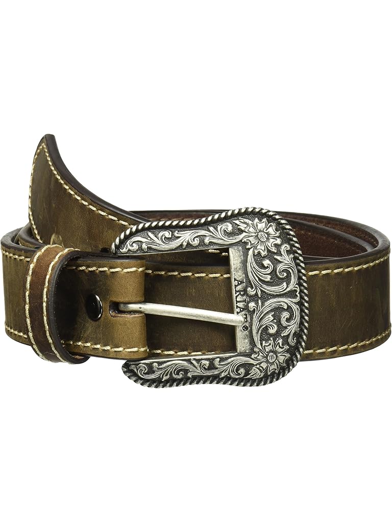 Brown Ariat Classic with Heavy Stitch Belt