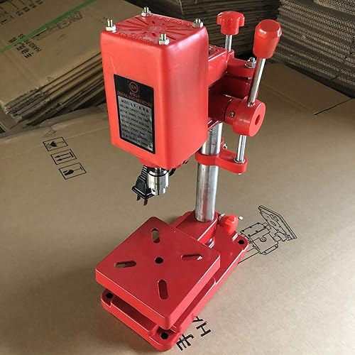 Miniatura 7 de Taladro de banco, mini portabrocas de perforación montado en taller para mesa de banco, mini banco de taladro, máquina de perforación eléctrica
