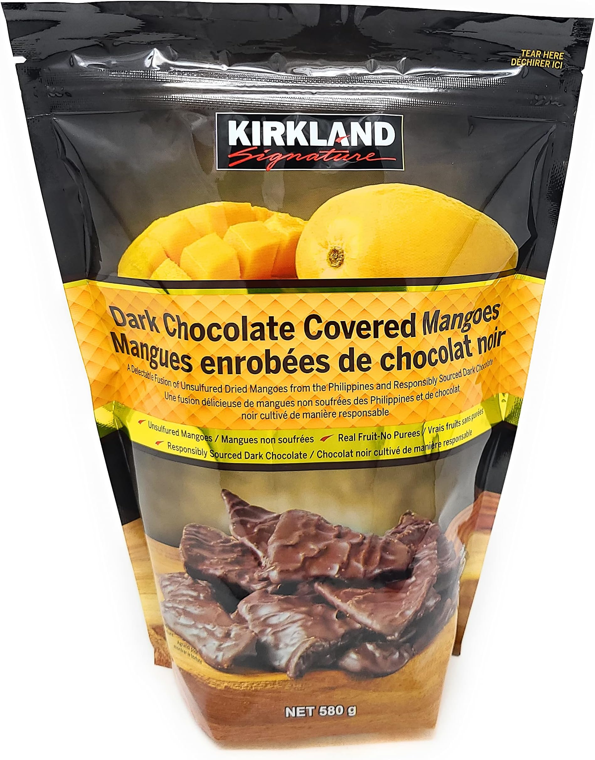 Kirkland Dark Chocolate Covered Mangoes 20.46 oz