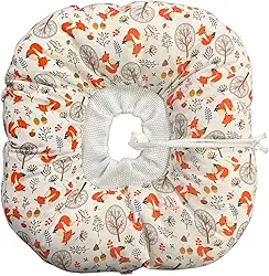 Colar Elizabetano Cães e Gatos PETYC Ajustável Confortável Pós-Cirúrgico Proteção Essencial (Branco - Raposa, G)