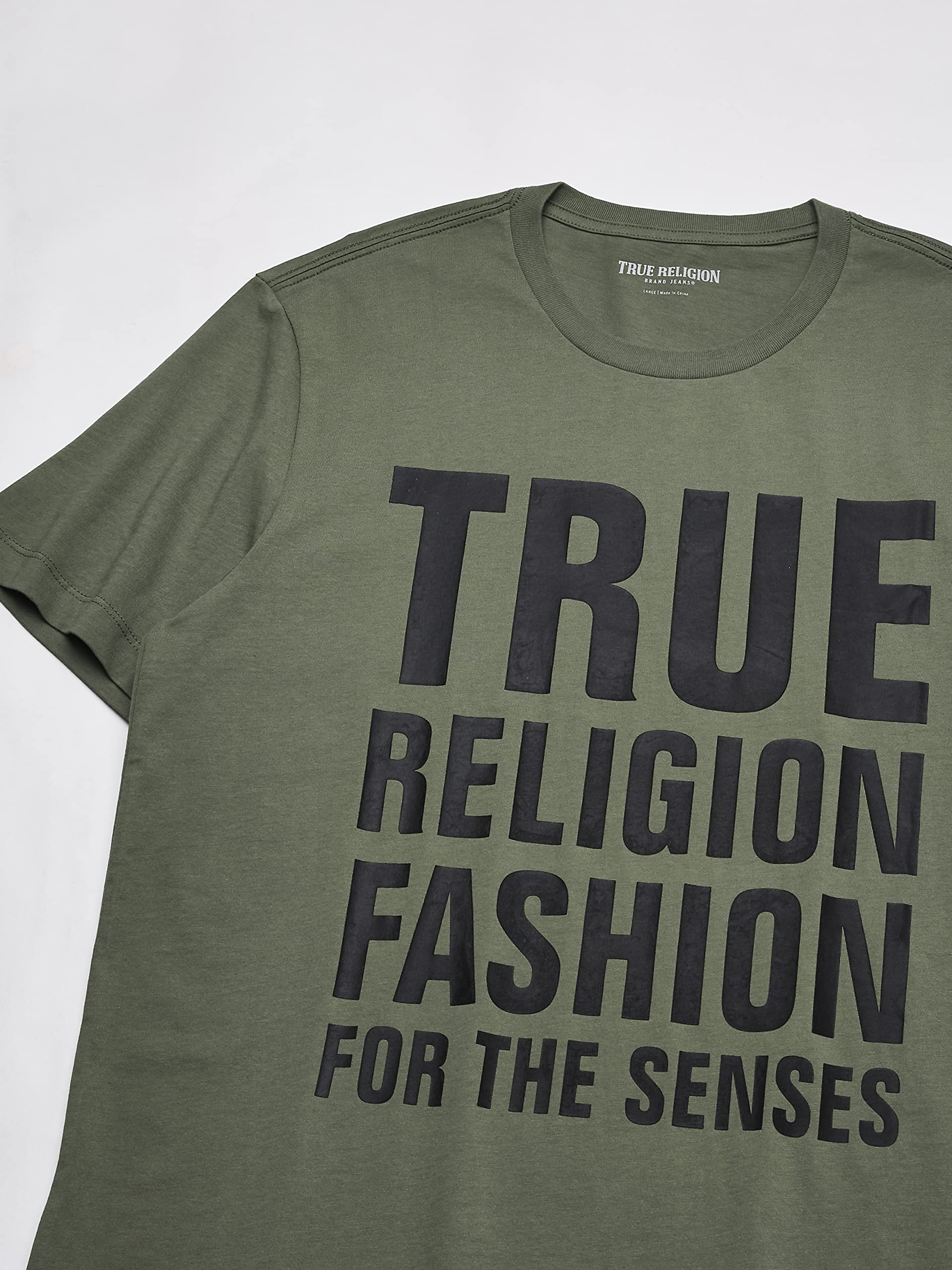 True Religion Fashion For Senses Short Sleeve Crew Neck tee Camiseta para Hombre