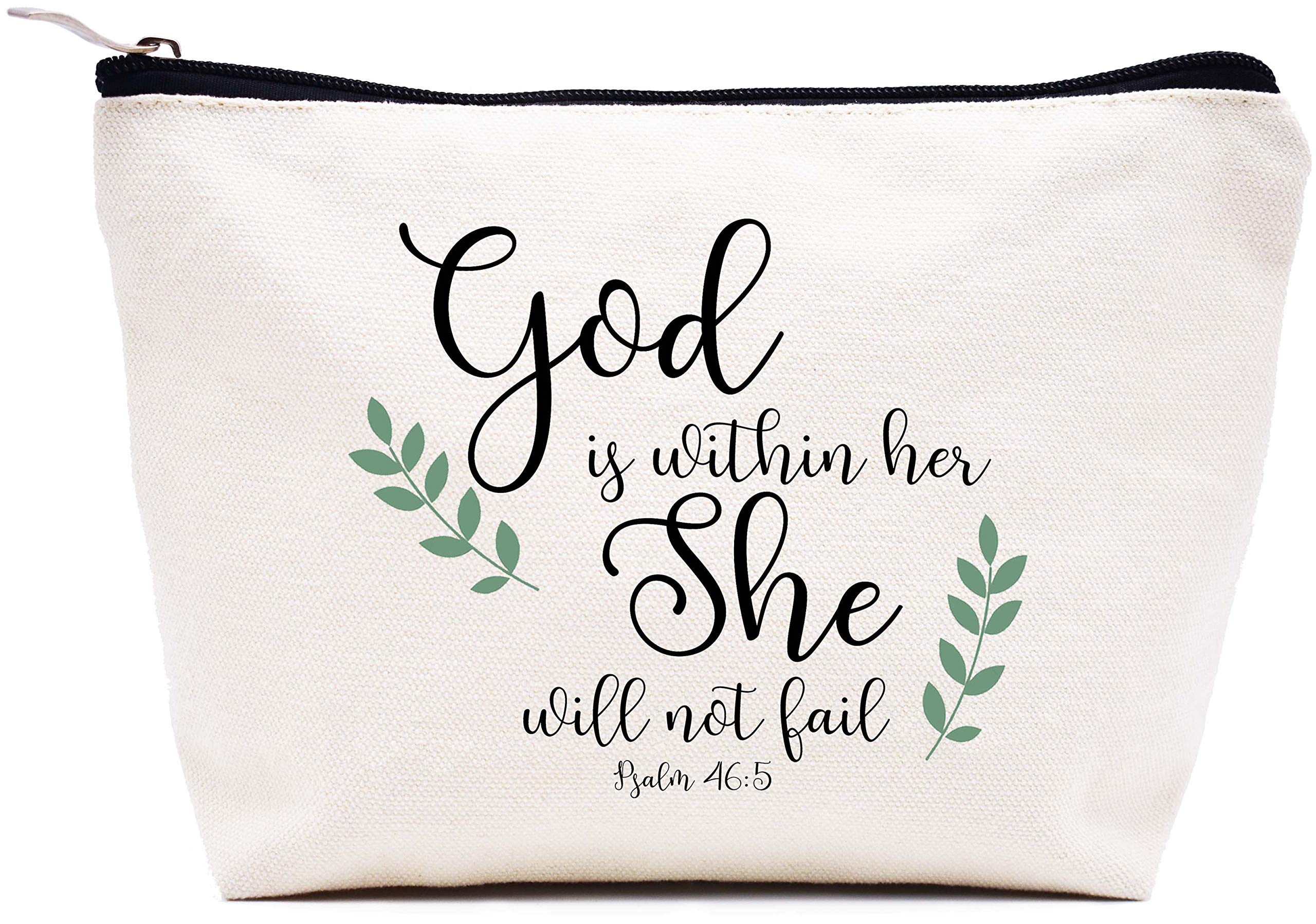 Makeup Bag Cosmetic Bag-Travel Pouch Daughter Gifts from Mom Or Dad Birthday Graduation Christmas Gifts for Daughter Bouns Daughter Daughter in Law