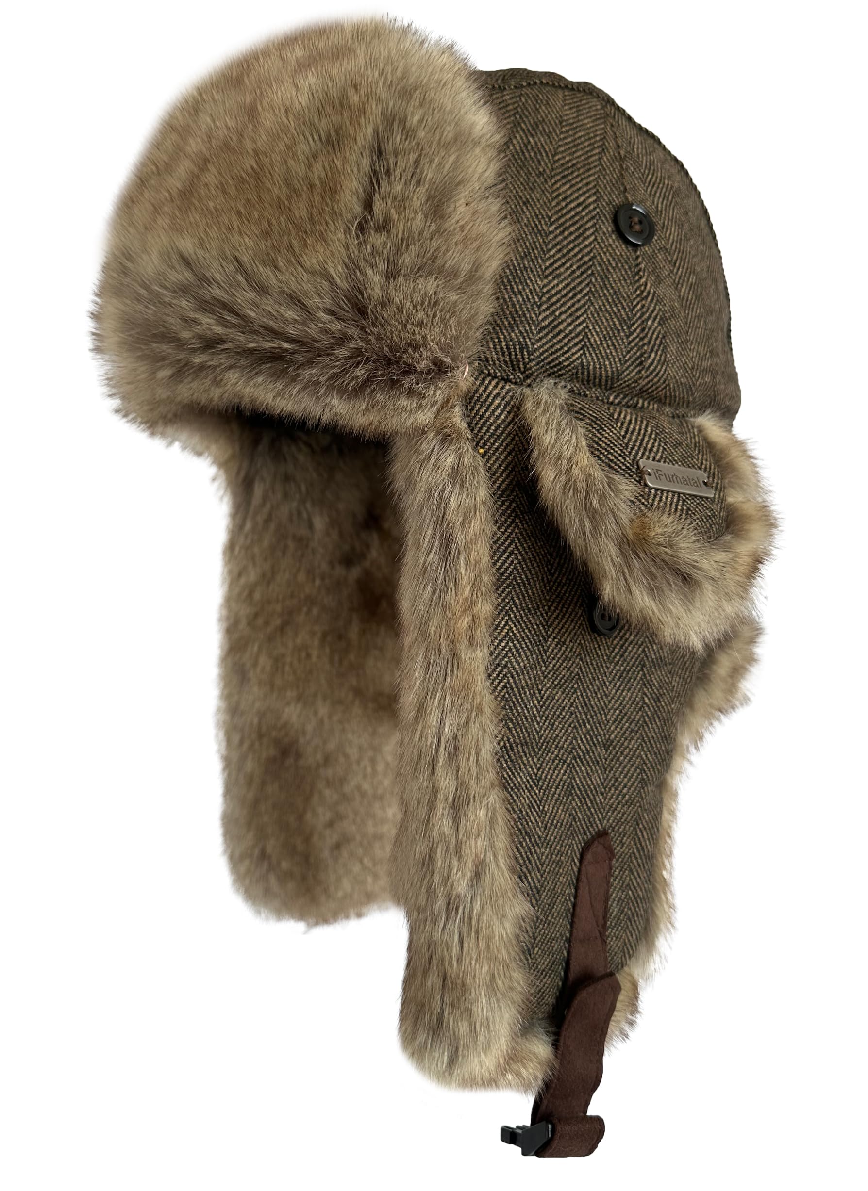 Winter Trapper Hat for Men Women Russian Faux Fur Winter Hat Ushanka Hat Men Aviator Hat