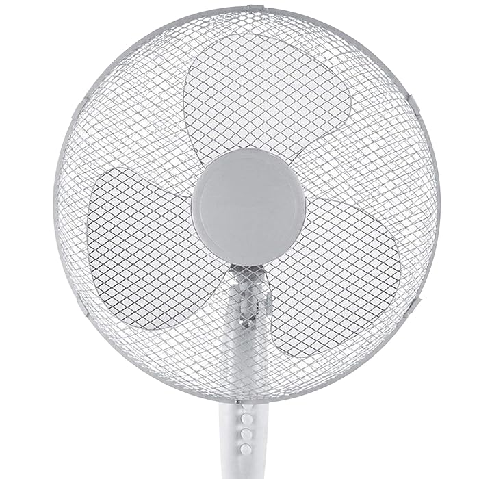 Buy Innova Pedestal Oscillating Fan 16inch White Tall Cooling, 3