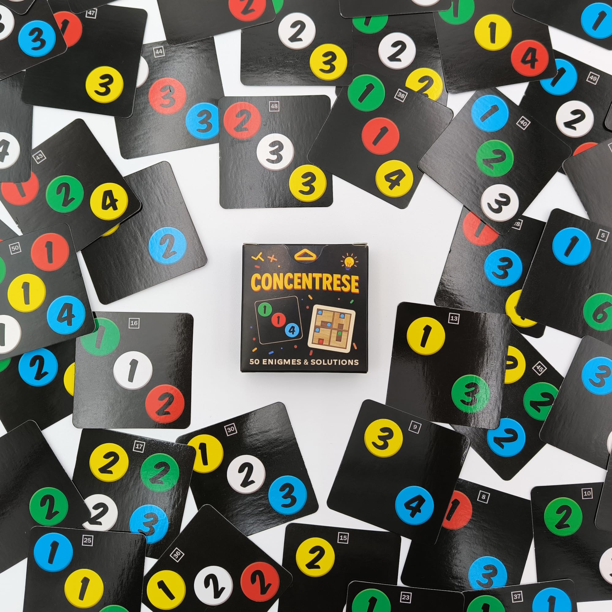 Concentrese Match – Jeu De Société En Bois Pour Famille – Logique, Rapidité, 1 à 4 Joueurs – Dès 5 Ans – Cadeau Durable - 3