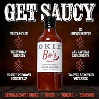 Vista 4 de OkieBo's Habanero BBQ Sauce – Auténtico estilo Oklahoma, ideal para cerdo, costillas, pechuga, salmón, pollo y más – condimento premium