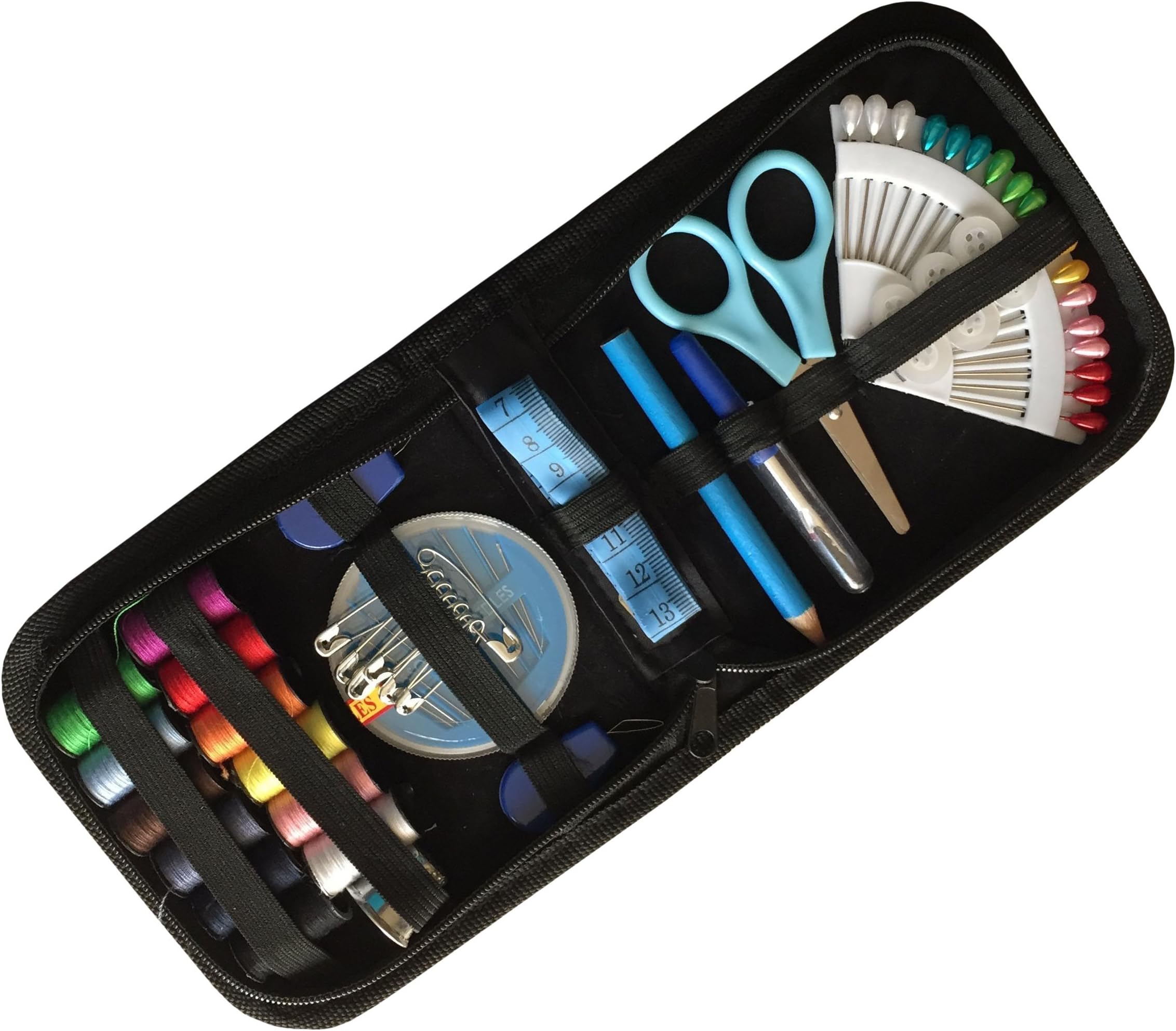 Sir Stitch Professional Sewing Kit for Travel, Home, Vehicles & Emergencies, Compact Emergency Mending Set for Beginners & Adults, Girls & Boys, Grandma, Kids & Campers, Mom & Even Dad