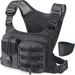 Chest Bag for Men Women, Hiking Chest Pack Sport Chest Rigs Tactical Chest Pack Days Hikes Running Vest Concealed Carry