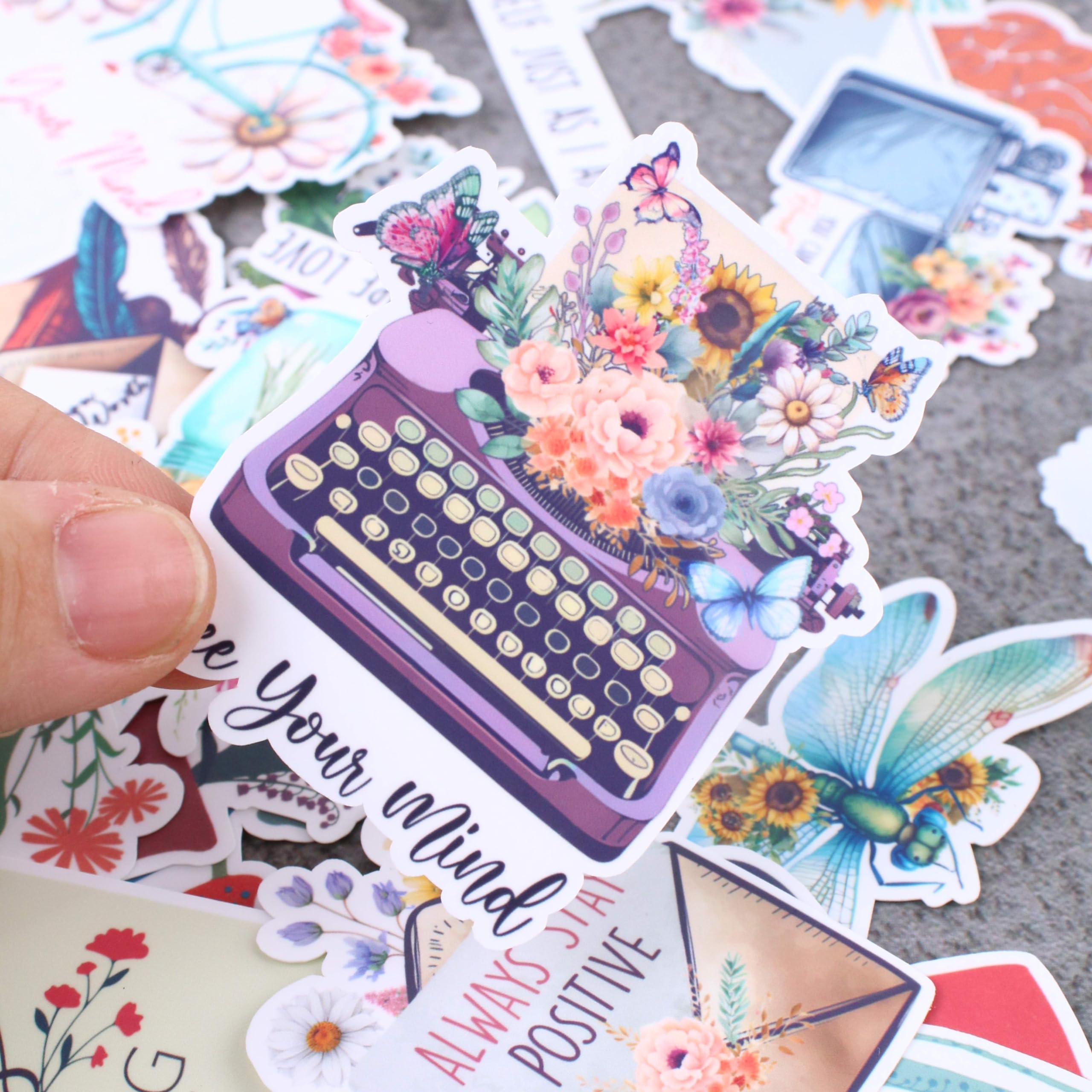 Snapklik.com : Waterproof Inspirational Positive Mental Health Quotes  Sticker Bundle 30pcs For Journal Crafts Scrapbook Planner Gift Waterbottle  Personalized Decoration, image size:2560x2560