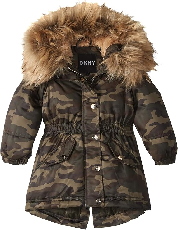 dkny camo coat