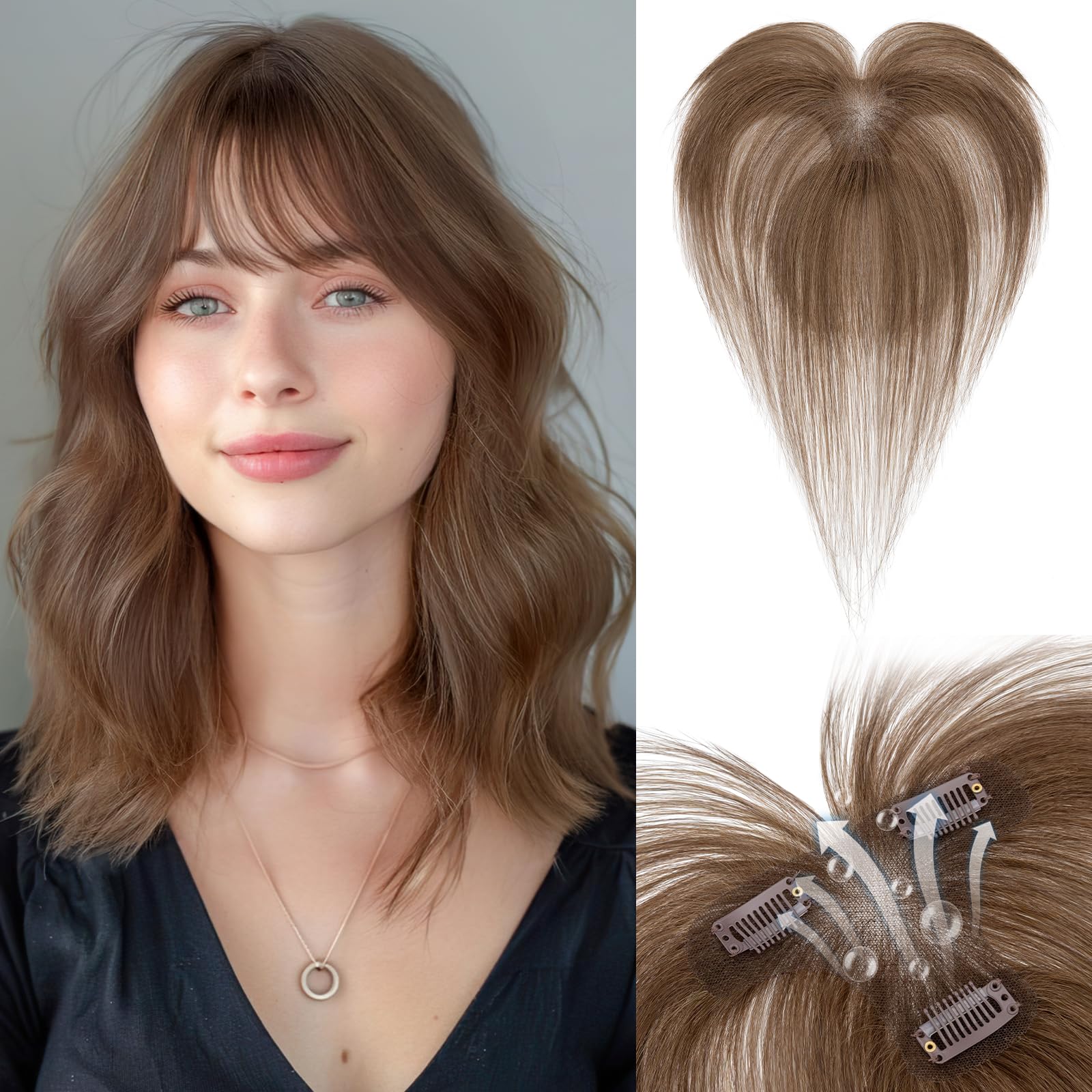SEGOHAIR Hair Toppers for Thinning Hair Women