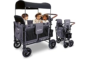 The Wonderfold W4 Luxe Quad Stroller Wagon: Unparalleled Convenience for Quadruplets and Twins