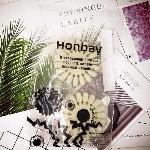 Miniatura 6 de Honbay 20 piezas de plástico 18 puntas de muestras, ruedas de uñas postizas, arte de uñas, rueda de exhibición de esmalte de color para manicura