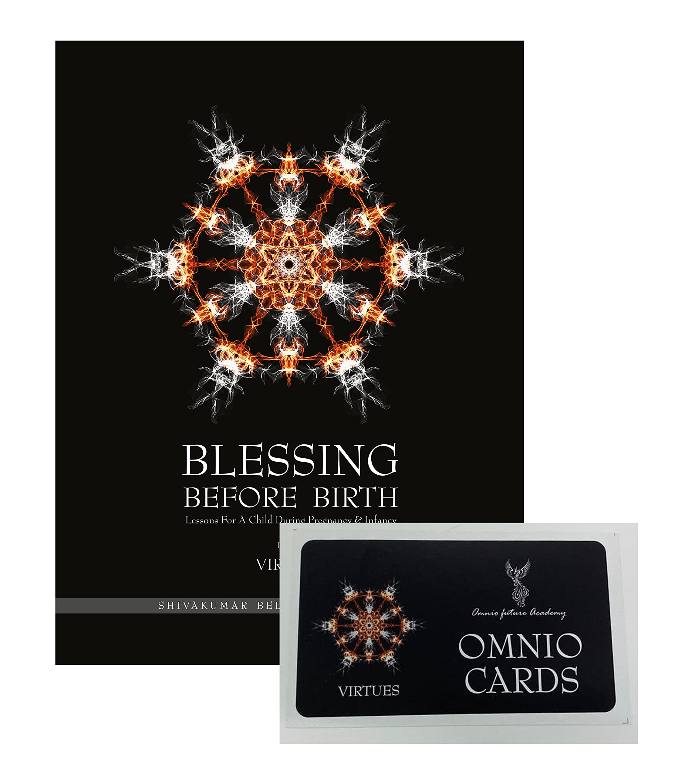 Blessing Before Birth Vol 8. Virtues and Omnio Cards Combo [Hardcover] Shivakumar Belavadi Shivanetra