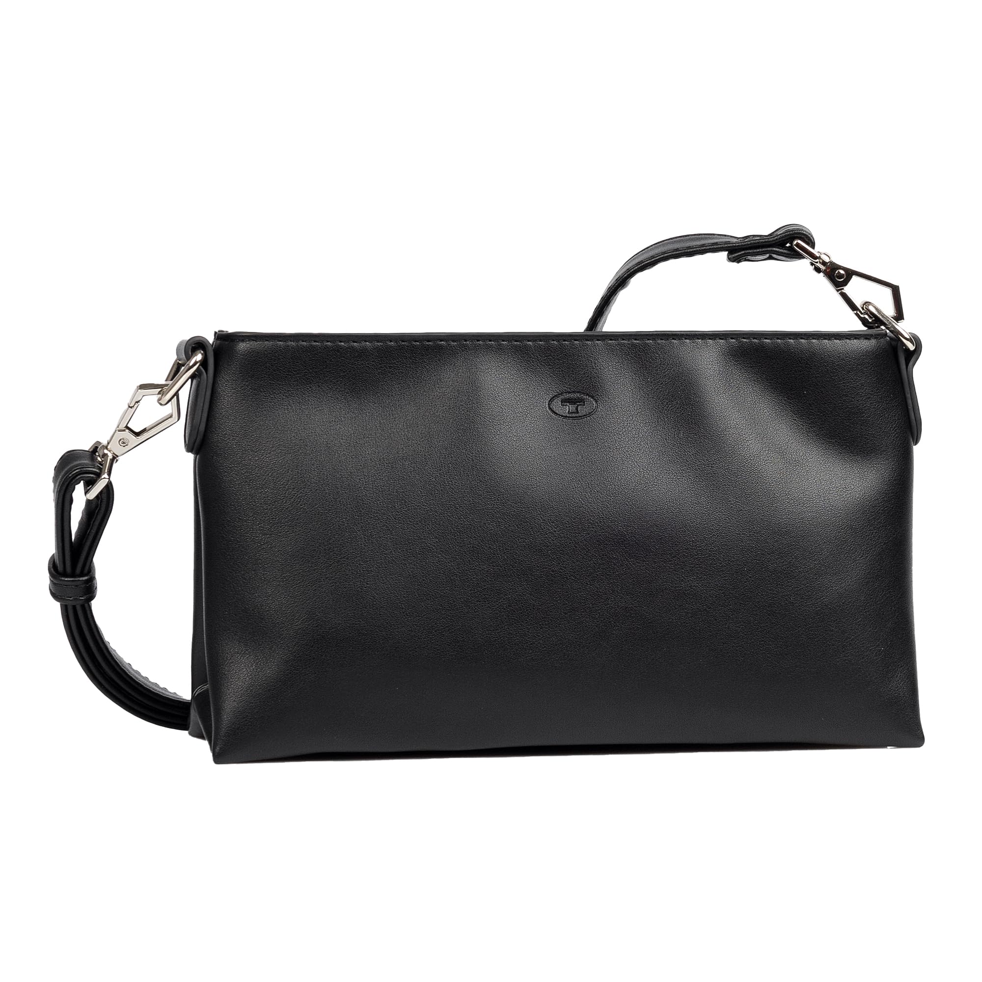 TOM TAILOR Ladies Poppy Shoulder Bag Black, black, S