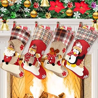 Dreampark Christmas Stockings 4 Pcs - 18