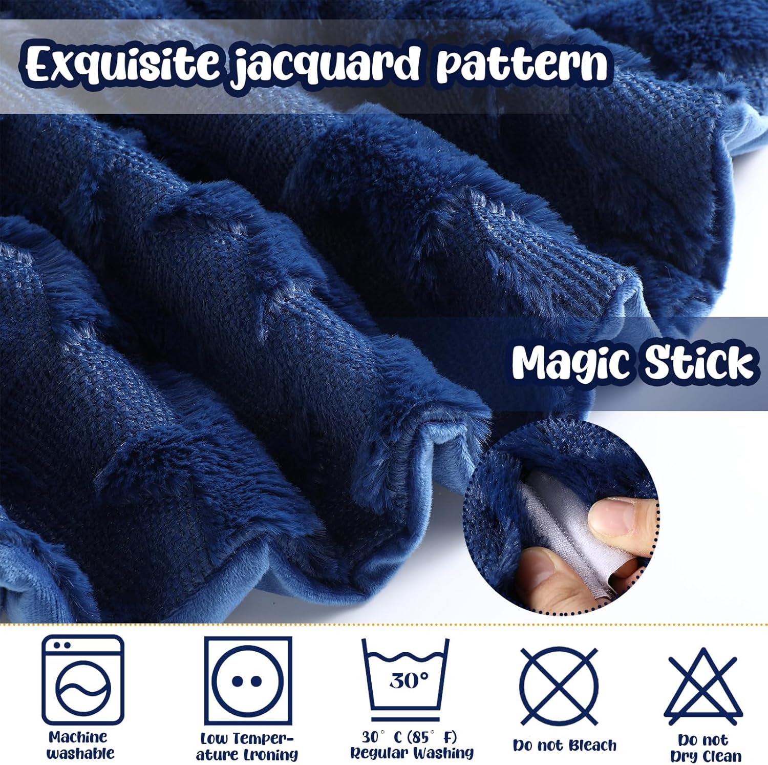 Civaner 4th of July Patriotic Tree Skirt 36 Inch 250th Anniversary Blue Stars Soft Plush Faux Fur Jacquard Summer Trees Skirts for Independence Memorial Day Xmas Trees Holiday Decoration