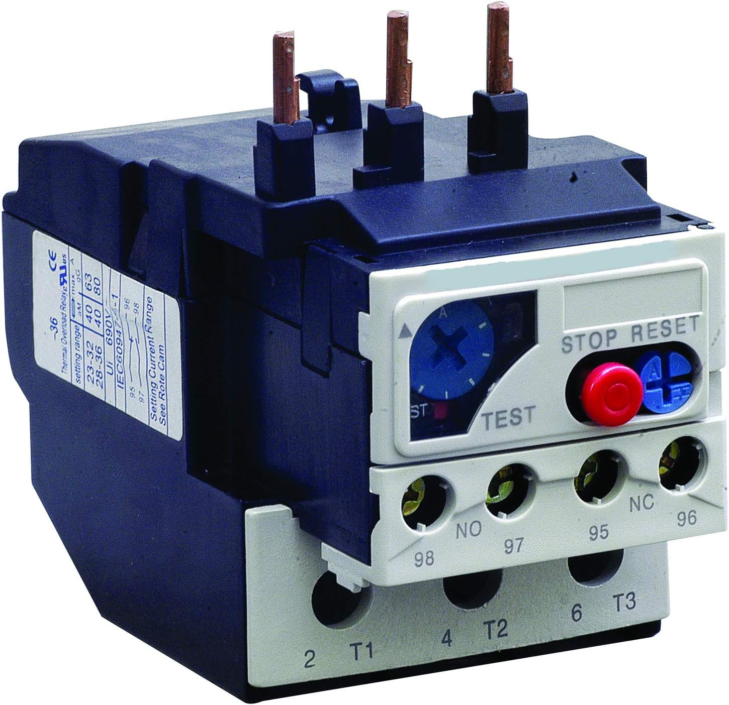 US Breaker LR-36-A32 UL Listed (for USA) Replacement for Telemecanique LR2D2353 Overload Relay (LR2 D23 53)