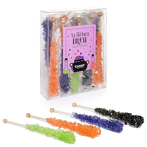Miniatura 9 de Witches Brew Rock Candy Crystal Sticks  36 Indiv. Envueltos  Temático de Halloween