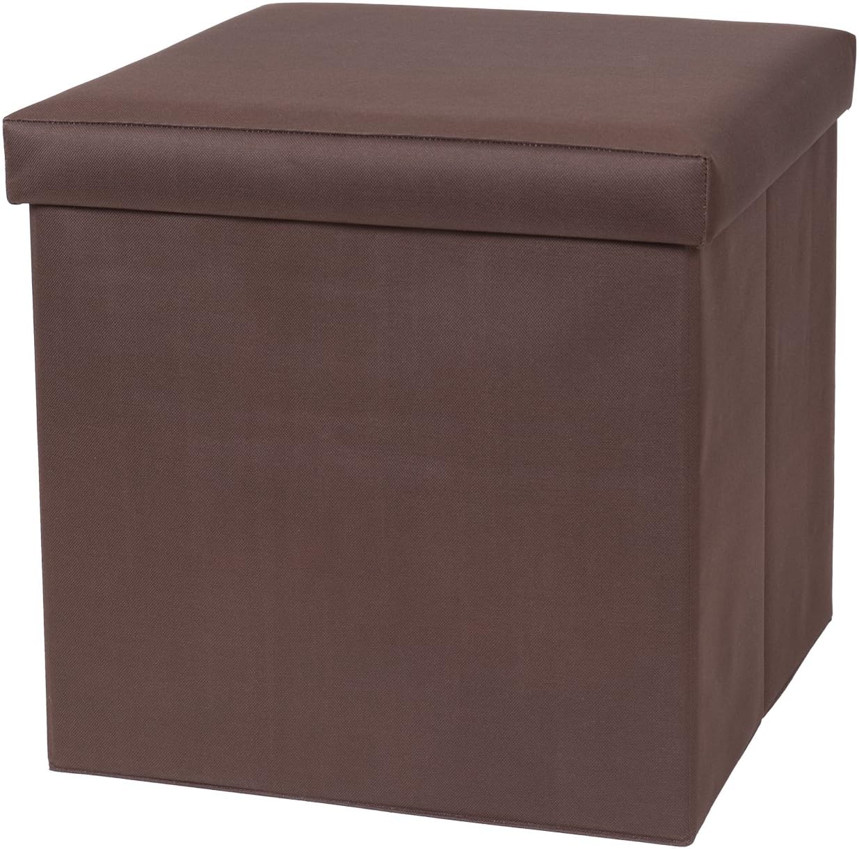Creative Bath Fold-N-Store Ottoman, Brown