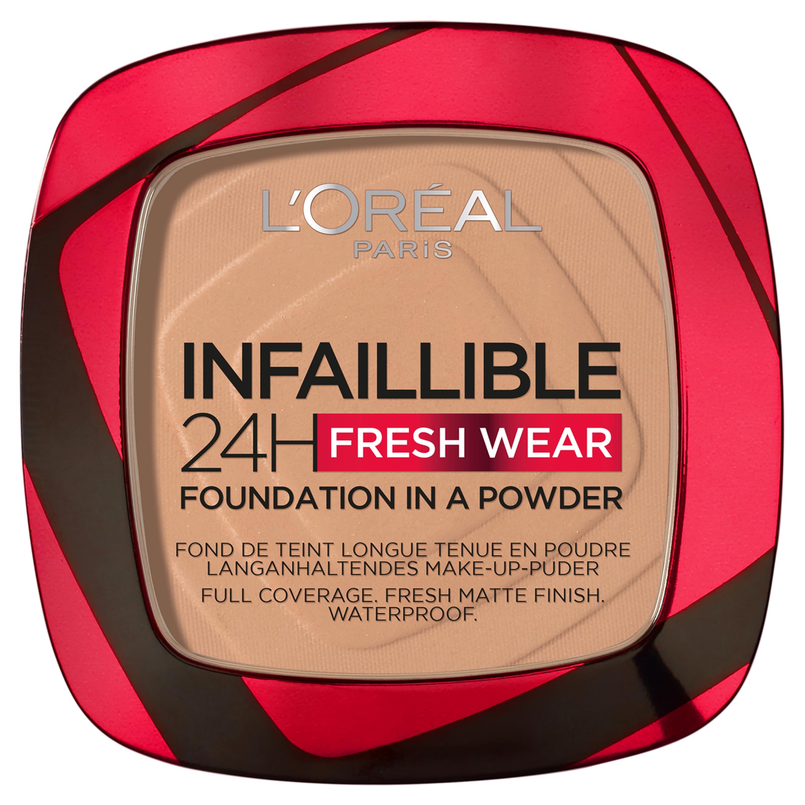 L’Oréal Paris Infaillible 24H Fresh Wear Foundation in a powder, 220 Sand