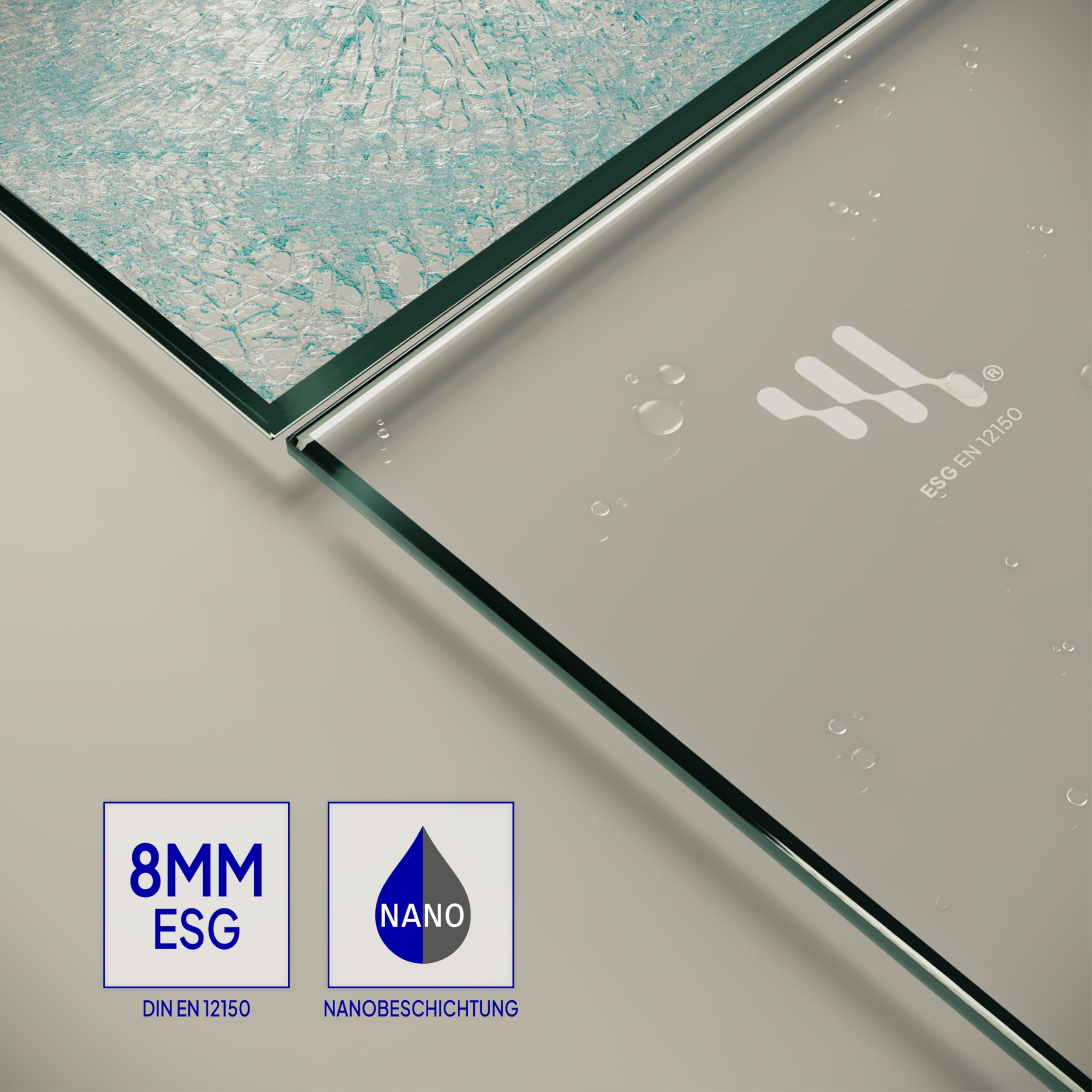 Stały panel prysznicowy z przodu, Walk In Gianna 80x200 cm - ścianka działowa z przezroczystego szkła hartowanego 8 mm, chromowana rama aluminiowa i drążek ze stali nierdzewnej
