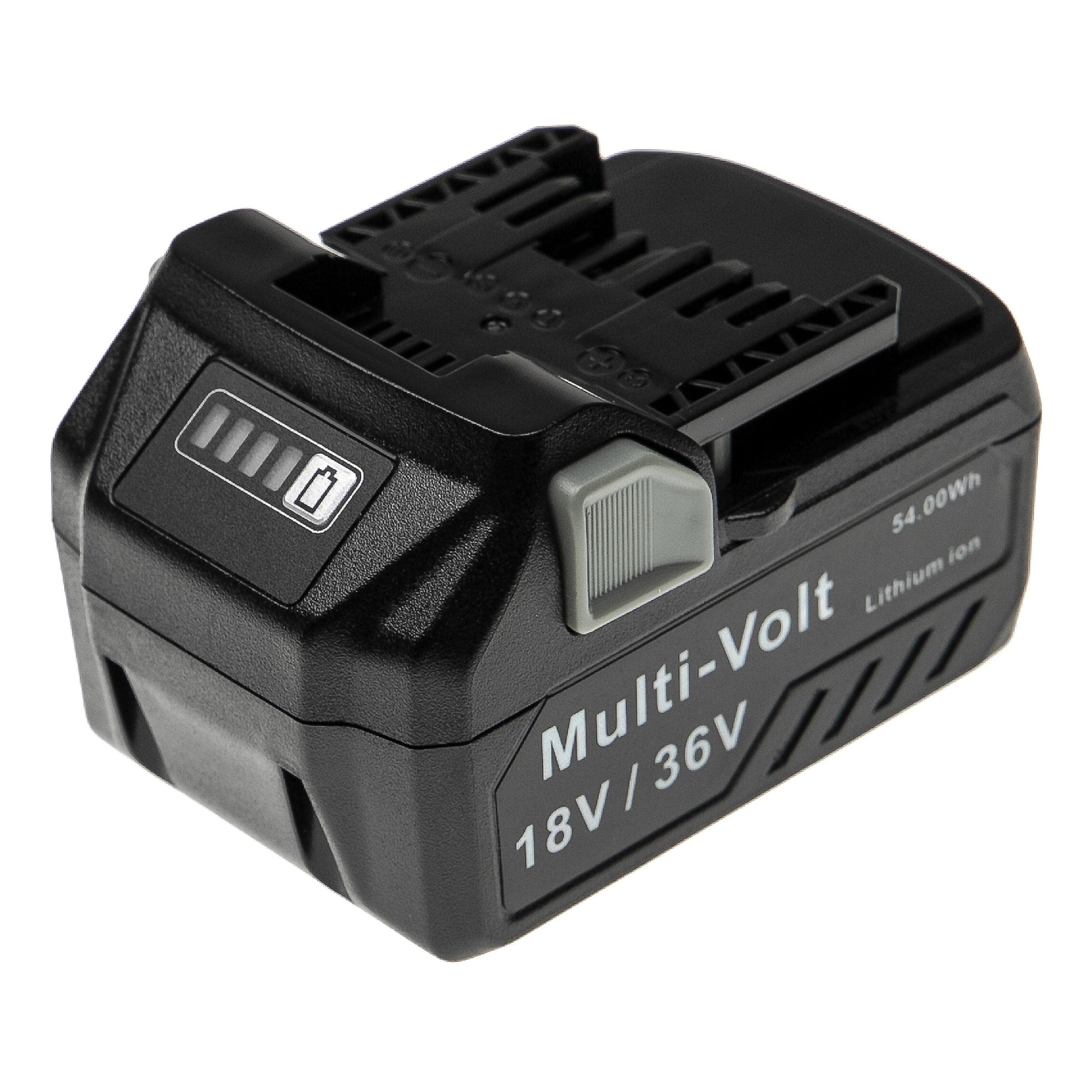 vhbw batteria sostituisce Hikoki BSL36A18, BSL36B18 per utensile elettrico (3000 mAh, Li-Ion, 18 V)