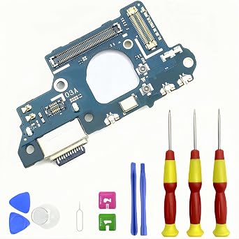 Galaxy S20 FE 5G USB Charging Port Flex Cable Replacement for Samsung Galaxy S20 FE USB Type C Charger Dock Board Connector Charger Port Flex Cable Repair Part with Tools SM-G781U