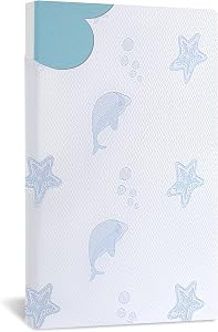 Pack and Play Mattress, 38" x 26"x 3'' Dual-Sided Memory Foam Pack N Play Mattresses for Playpen Playard Mini Crib Mattresses for Baby Includes Removable Washable Cover