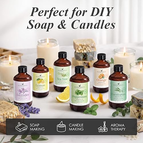 Vista 5 de Handcraft Blends Aceite Esencial de Salvia Clara – 1 Fl Oz – 100% Puro y Natural – Aceite Esencial de Grado Premium para Difusor y Aromaterapia