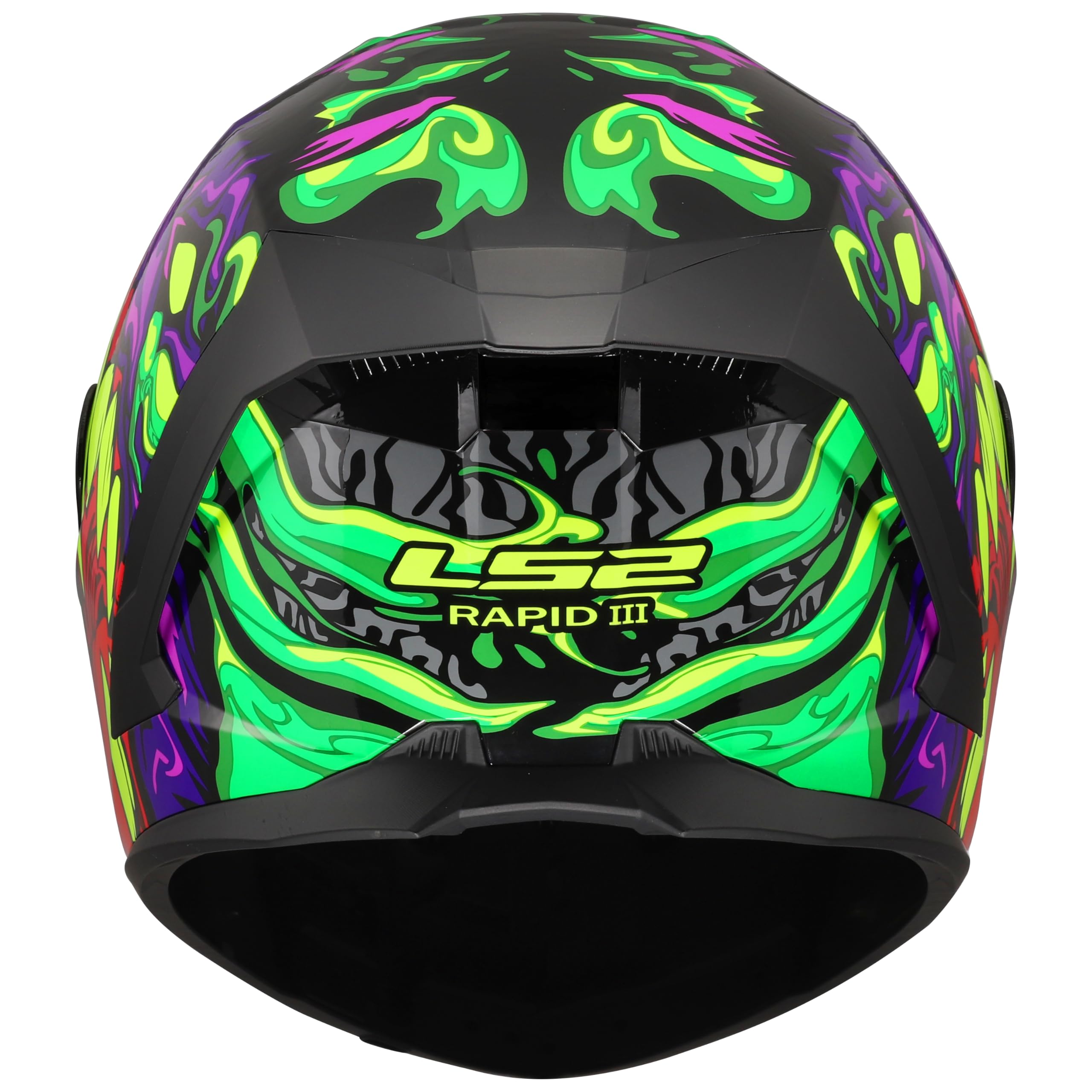 LS2, Casco Moto Integral RAPID III LYCANT Purple Green, M